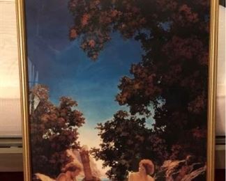 Maxfield Parrish Gold Framed Picture