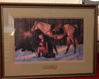 "The Prayer at Valley Forge" Print by Arnold Friberg