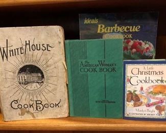 Early 1900's White House Cookbook & The American Woman's Cook Book