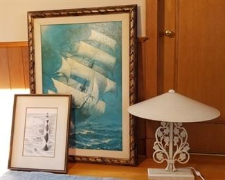 Nautical Art and Garden Style Lamp https://ctbids.com/#!/description/share/362499