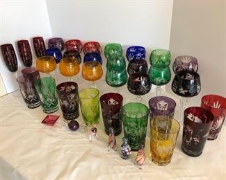 Vintage Colored Cut Glassware and Crystal https://ctbids.com/#!/description/share/362542