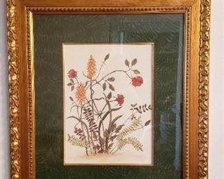 $30 - Item #13: Art print with gold frame.