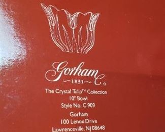 $20 - Item #25: Gorham Tulip bowl w/ box