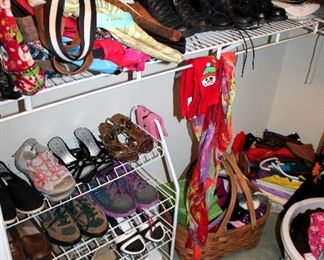 Women's shoes - size 5-5.5, purses, etc.