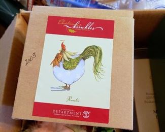 Dept. 56 Christmas Krinkles ornaments