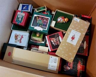 Hallmark and Dept. 56 Christmas Krinkles ornaments