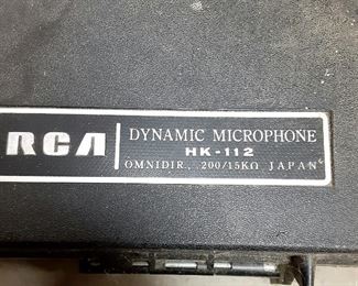 Vintage RCA microphone