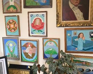 Outsider Art by James Gallo - Prices start at $25
***Please note: California sales tax will be charged on all purchases unless you have a valid California resale certificate on file with us.***