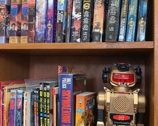 Star Wars books, discounted price now $1-$10; robot toy, discounted price now $10
***Please note: California sales tax will be charged on all purchases unless you have a valid California resale certificate on file with us.***