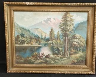 Framed original landscape painting, 28.5” w x 23” h - discounted price now $87.50
***Please note: California sales tax will be charged on all purchases unless you have a valid California resale certificate on file with us.***