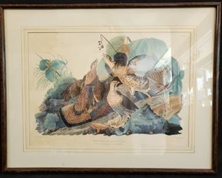 Framed Ruffed Grouse plate, 27.5” w x 24” h - discounted price now $32.50
***Please note: California sales tax will be charged on all purchases unless you have a valid California resale certificate on file with us.***