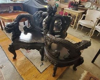 19th Century Asian Carved Courting Bench, discounted price now $1100.
***Please note: California sales tax will be charged on all purchases unless you have a valid California resale certificate on file with us.***