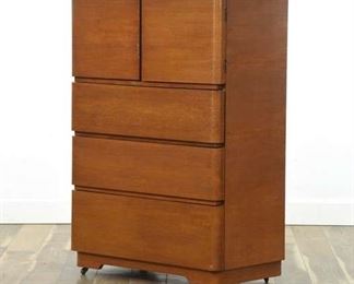 Morris Art Deco Tall Wardrobe Dresser