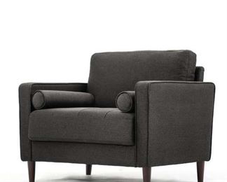 Mercury Row Heather Gray Garren 22.4" Club Chair