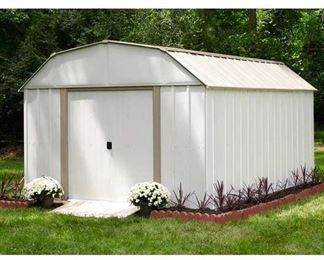 Lexington 10 Ft. W X 13.5 Ft. D Metal Storage Shed