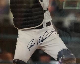 Ivan Rodriguez autographed picture (19”x24”) - $125 or best offer