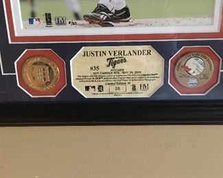 Justin Verlander 50th career win picture placard (12”x16”) - $40 or best offer