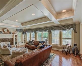 Pair of Leather Upholstered Sofas