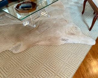 SOLD-   Sisal Rug                                                                                          SOLD-   Cow Hide Rug