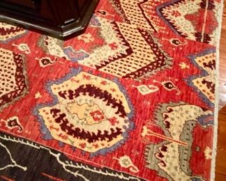 Heriz Hand Knotted Wool Rug 8'.5" X 11'.5"