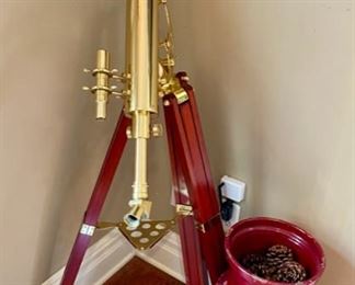 SOLD-       Brass Telescope 
