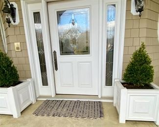 SOLD-     Pair of Walpole Planters 