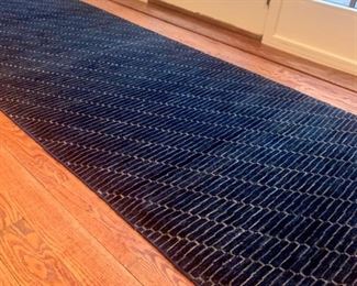 Sold-       Hand Knotted Wool Rug