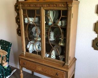 Antique french china cabinet