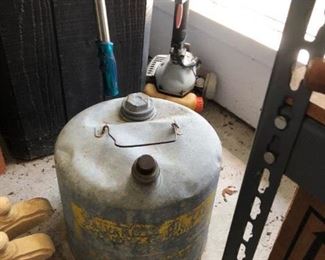 vintage gas can