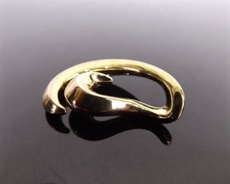 14k Yellow Gold Slide Pendant
