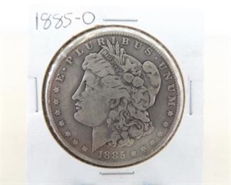 1885-O Morgan Silver Dollar
