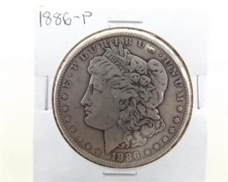 1886-P Morgan Silver Dollar
