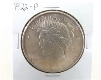 1922-P Peace Silver Dollar
