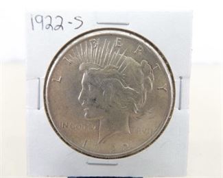 1922-S Peace Silver Dollar
