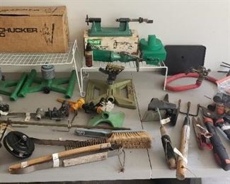 garage, gun loading equipment