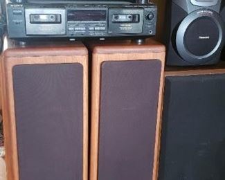 electronics, speakers, sound equipment