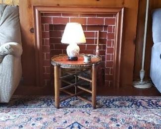 fireplace mantle