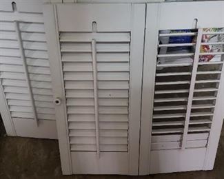 wooden shutters