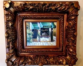 $75 - Oil Painting signed Jahn