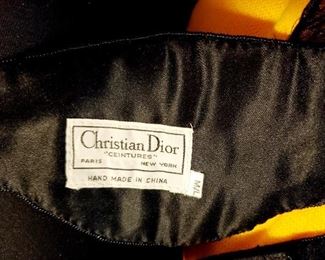 $60 - Christian Dior Beaded Waist Belt