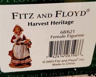 SOLD- Fitz & Floyd - Harvest Heritage (Female)