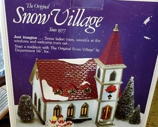 Snow Village - Shady Oak Church