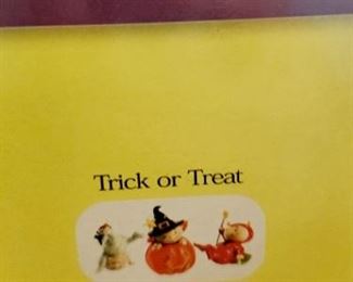 SOLD-Fitz & Floyd - Trick or Treat Tumblers
