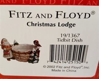 Fitz & Floyd - Christmas Lodge
