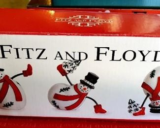 Fitz & Floyd - Snowman Tumblers