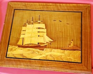 $40 - Inlayed Wood Art