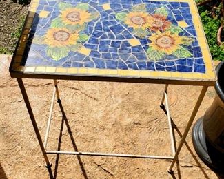 $50 - Sunflower Mosaic Table