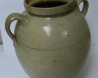 Blount County 2 Handled Jar w/ Lime Glaze