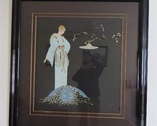 Moon Garden by Erte; numbered serigraph