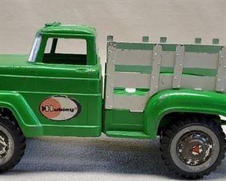 Vintage Lime Green Hubley Metal Work Truck
